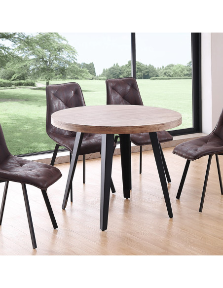 Mesa de comedor redonda fija BEK