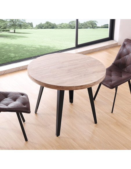 Mesa de comedor redonda fija BEK