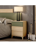 Mesita de noche tres cajones NILO II