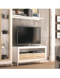 Mueble TV dos cajones y hueco 130 cm ROMA