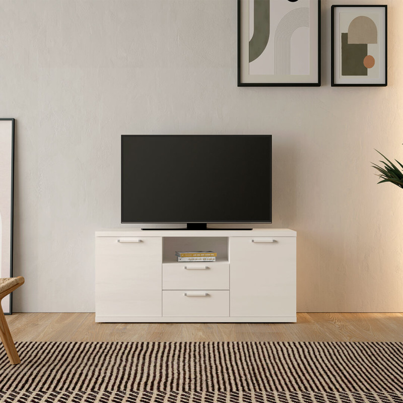 Mueble TV dos puertas, dos cajones y hueco MARCO
