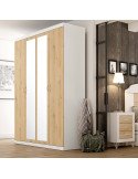 Armario cuatro puertas con lunas altura 210 VIENA