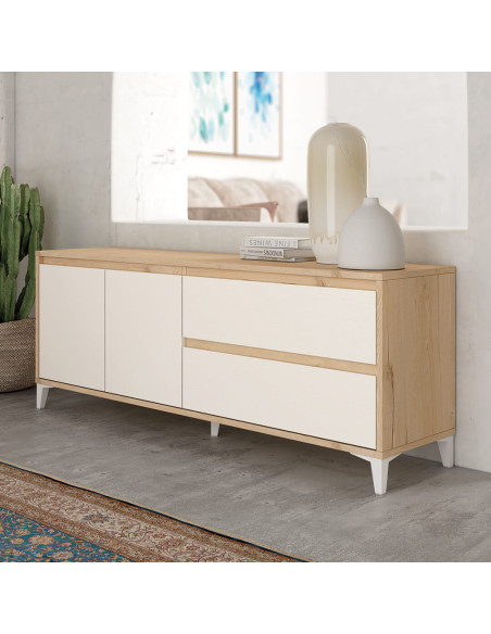 Mueble TV dos puertas y dos cajones 200 cm CHIARA