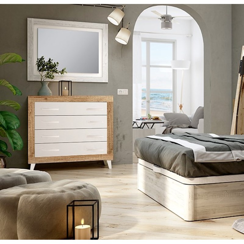 Cómoda cuatro cajones VIENA