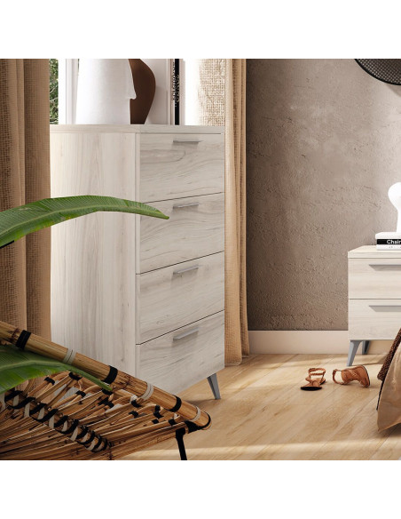 Cómoda cuatro cajones VALENTINA