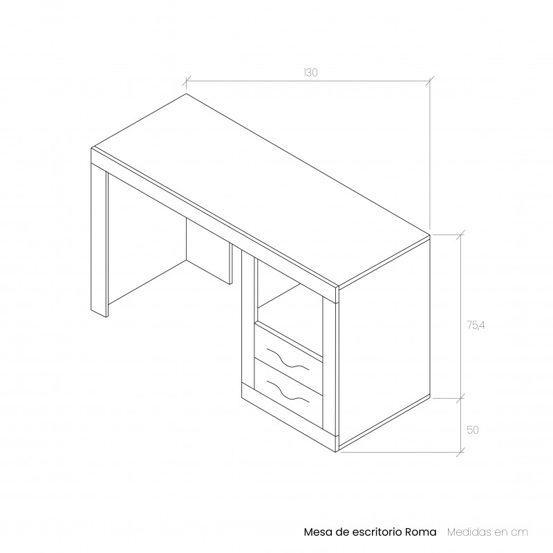 Mesa de escritorio ROMA