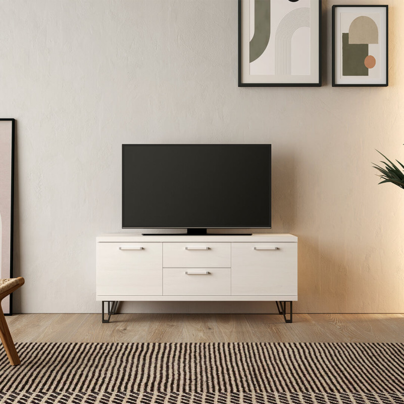 Mueble TV dos puertas y dos cajones MARCO