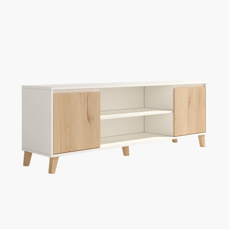 Mueble TV dos puertas y dos huecos 178 cm CHIARA