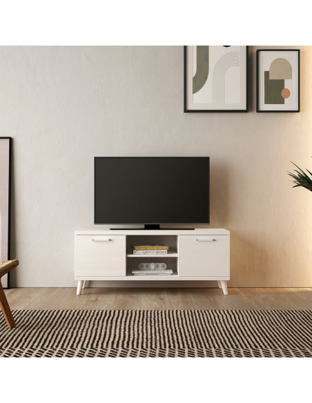 Mueble TV dos puertas y dos huecos MARCO