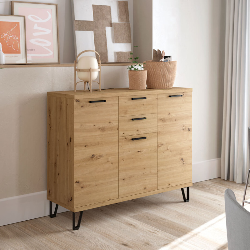 Aparador tres puertas y dos cajones MARCO