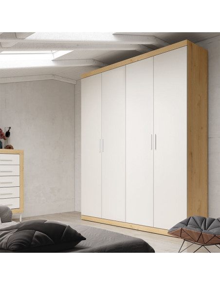 Armario cuatro puertas altura 240 VIENA