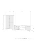 Composición de salón MARCO VIII
