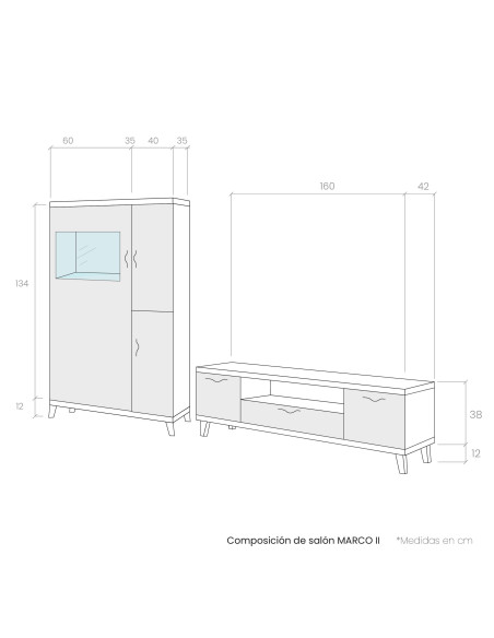 Composición de salón MARCO II