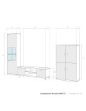 Composición de salón MARCO I
