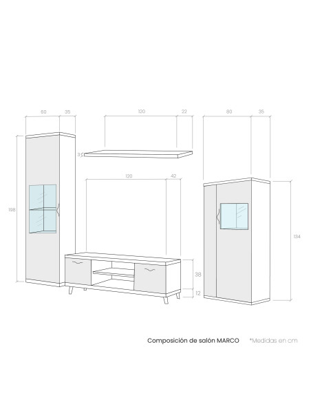 Composición de salón MARCO