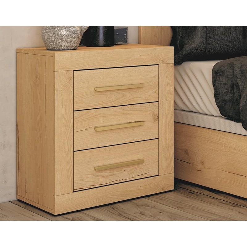 Cabecero y dos mesitas tres cajones VIENA VI