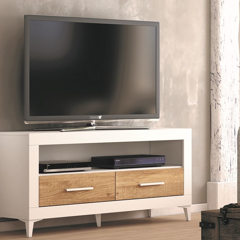 Mueble TV dos cajones y hueco 130 cm ROMA