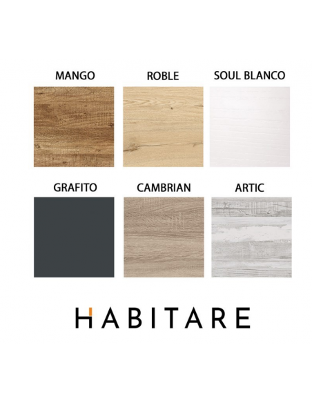 Cabecero y dos mesitas de dos cajones VIENA IV