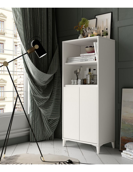 Vitrina dos puertas y dos huecos CHIARA