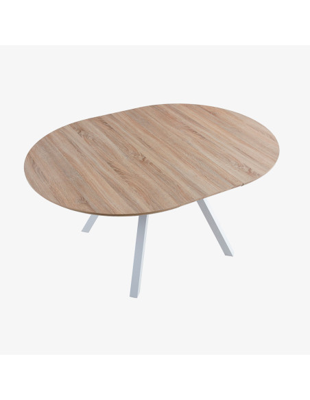 Mesa comedor redonda extensible PETRA