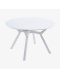 Mesa comedor redonda extensible PETRA