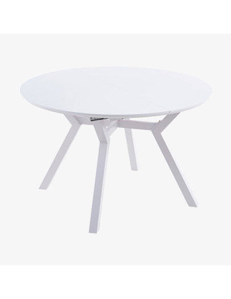 Mesa comedor redonda extensible PETRA