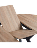 Mesa comedor redonda extensible PETRA