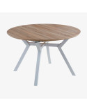 Mesa comedor redonda extensible PETRA