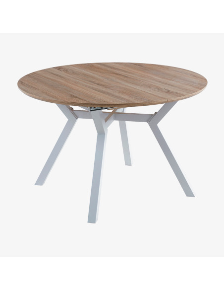 Mesa comedor redonda extensible PETRA