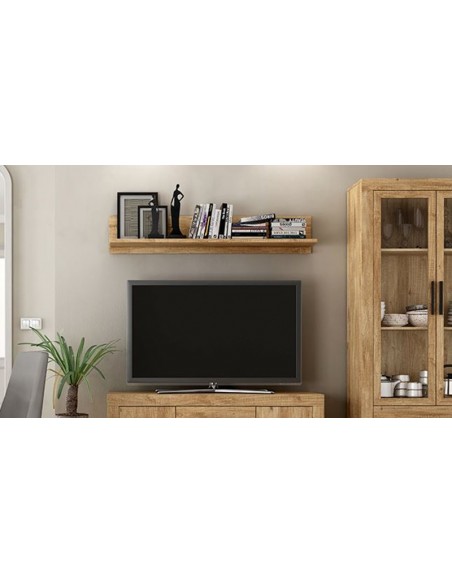 Estante de pared con trasera ROMA