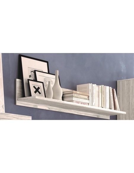 Estante de pared con trasera ROMA