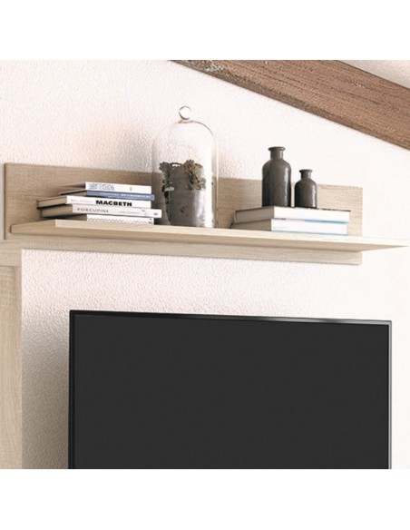 Estante de pared con trasera ROMA