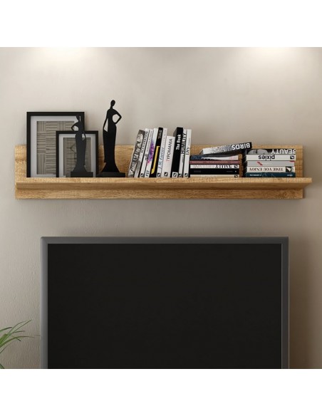 Estante de pared con trasera ROMA