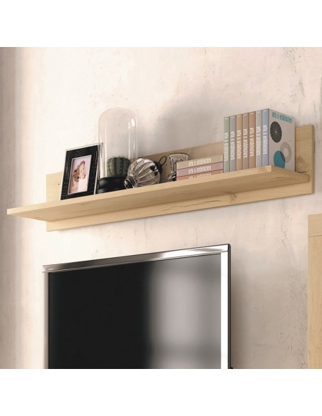 Estante de pared con trasera ROMA
