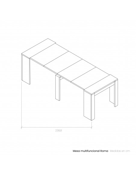 Mesa multifuncional ROMA