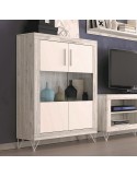 Vitrina dos puertas mixtas ROMA