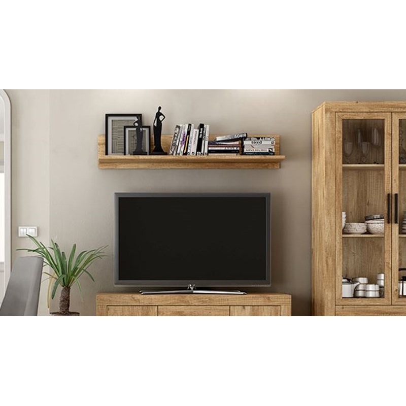 Estante de pared con trasera ROMA