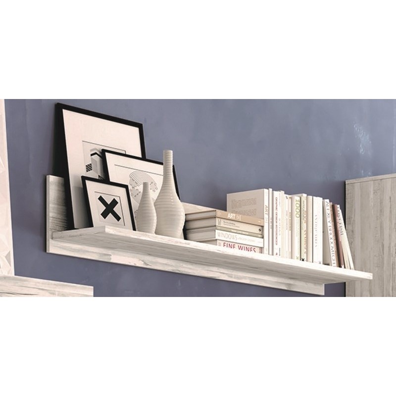Estante de pared con trasera ROMA