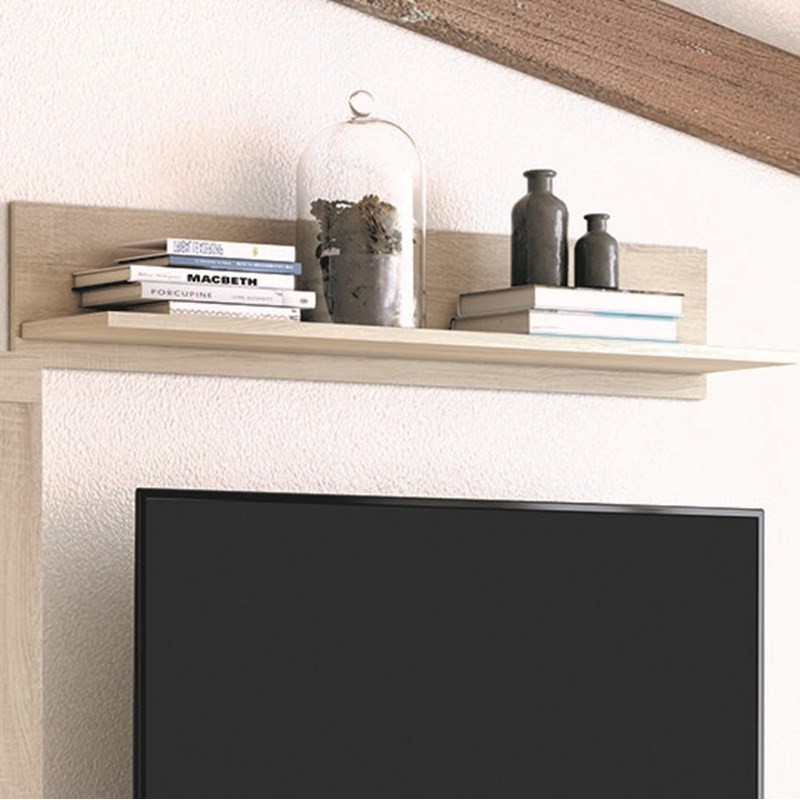 Estante de pared con trasera ROMA
