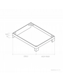 Estructura para cama de 150 cm  VIENA I