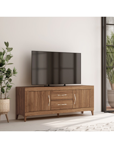 Mueble TV dos cajones y dos puertas ROMA