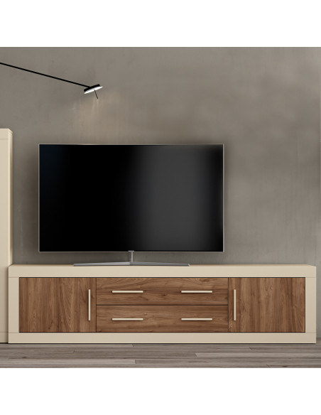 Mueble para tv Evo 200 cm - Negro