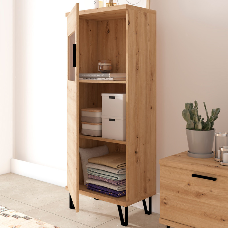 Vitrina baja una puerta cristal MARCO