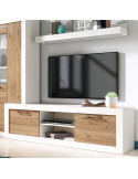 Mueble TV dos cajones y un estante 181 cm DALIA