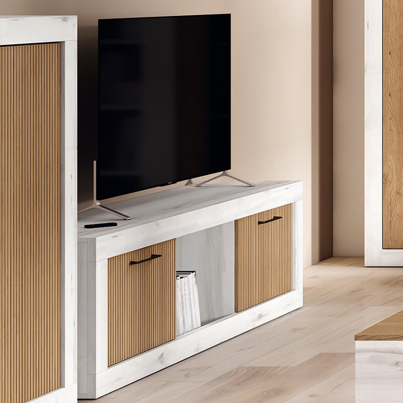 Mueble TV dos puertas y un estante 154 cm DALIA