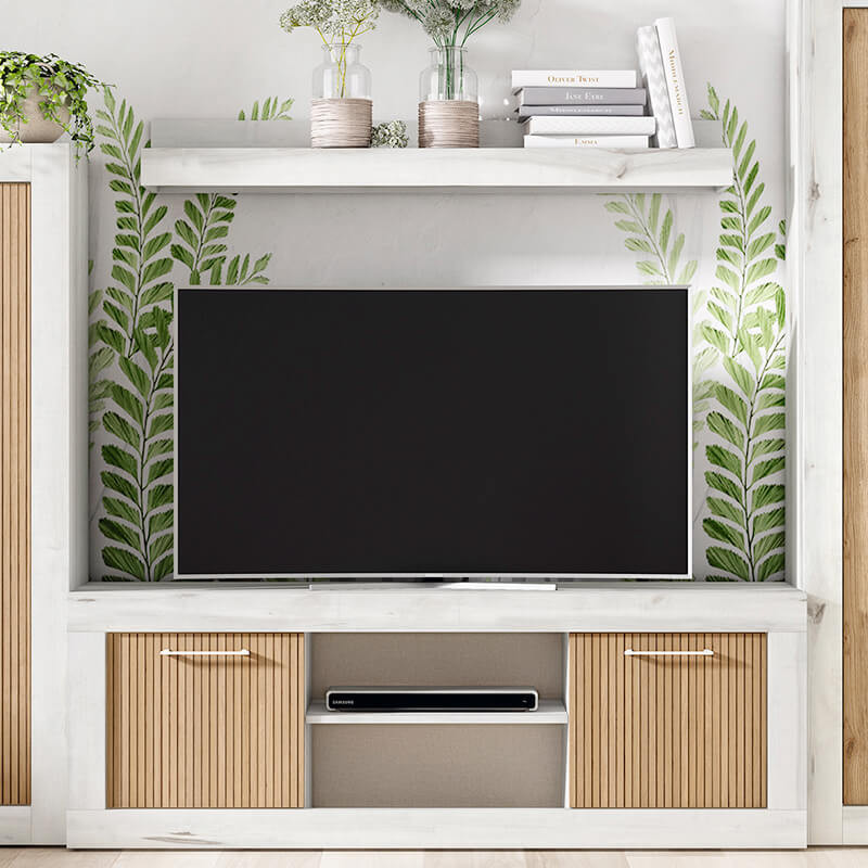 Mueble TV dos puertas y un estante 154 cm DALIA