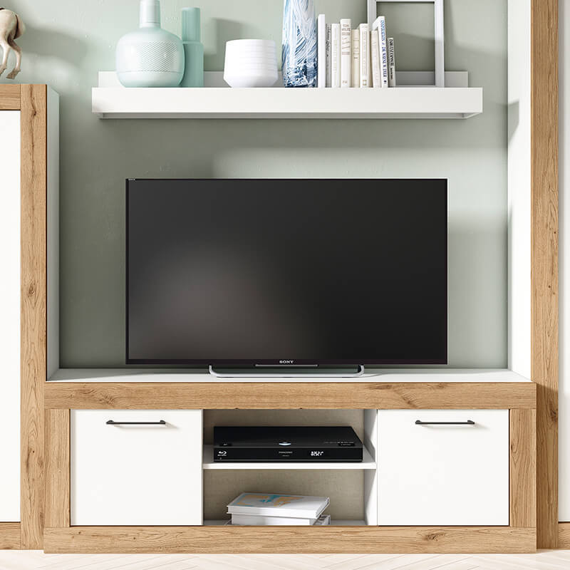 Mueble TV dos puertas y un estante 154 cm DALIA