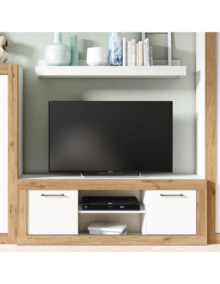 Mueble TV dos puertas y un estante 154 cm DALIA