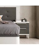 Mesita de noche dos cajones LENA