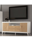 Mueble TV dos cajones, dos puertas y un hueco ROMA